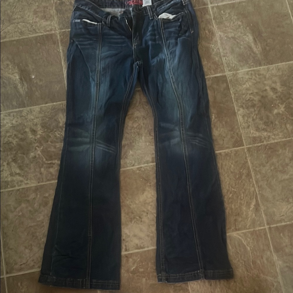 Cinch Dark Blue Flare Jeans